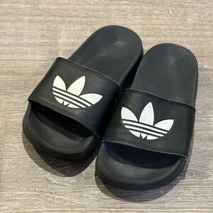 Adidas Black Adilette Lite Slides